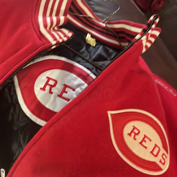 Vintage Reversible Wool Cincinnati Game Jacket. Cooperstown Collection. - Picture 5 of 7